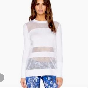 ALO YOGA- Plank Mesh Panel Long Sleeve (S)